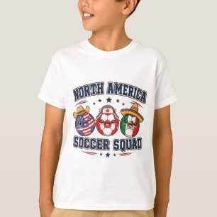 Cosmische Voetbalsterren Alien & Skelet Voetbal T-shirt