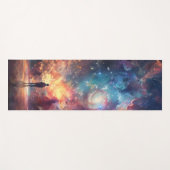 Cosmische Voyager Melkweg Nevel Premium Yogamat (Voorkant (horizontaal))