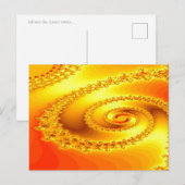 Cosmische Wervelkaart Briefkaart (Voorkant / Achterkant)