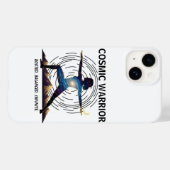 Cosmische Yoga Krijger | Galaxy Lichaamshouding Case-Mate iPhone Case (Achterkant (horizontaal))