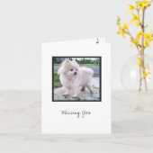 Cosmo #3 blanco briefkaart (Gele Bloem)