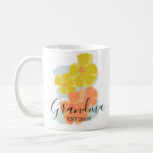 Cosmo Bloemen Moeder Oma Koffiemok (Links)