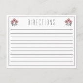 Cosmo bloemenrecept Kaart (Achterkant)