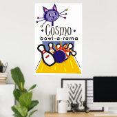 Cosmo bowl-a-rama poster (Thuiskantoor)