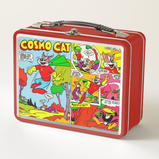Cosmo Cat Comics Lunchbox uit 1950  (Voorkant)