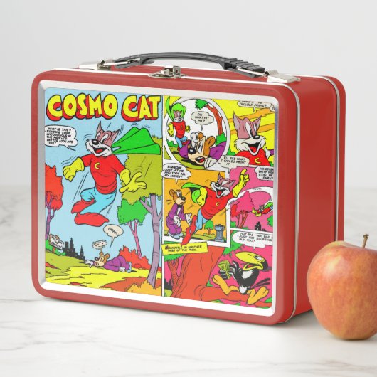 Cosmo Cat Comics Lunchbox uit 1950 (In situ)