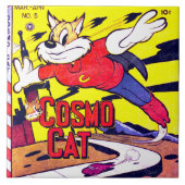 Cosmo Cat No.5, Funny  Comic Book Hoesje Tegeltje (Voorkant)