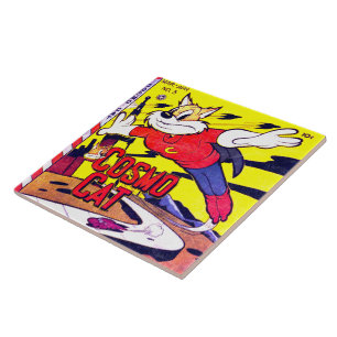 Cosmo Cat No.5, Funny Comic Book Hoesje Tegeltje