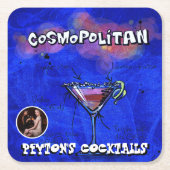 Cosmo Cocktail Party Kartonnen Onderzetters (Voorkant)