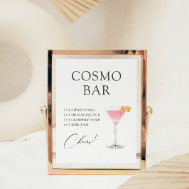 Cosmo Cocktailbar Recept Poster