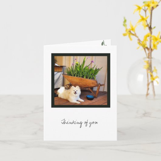 Cosmo Collectie Blank Note Kaart (Gele Bloem)