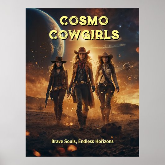 Cosmo Cowgirls Poster (Voorkant)