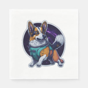 Cosmo de Spacedog Reiziger Galactische Hond Servet