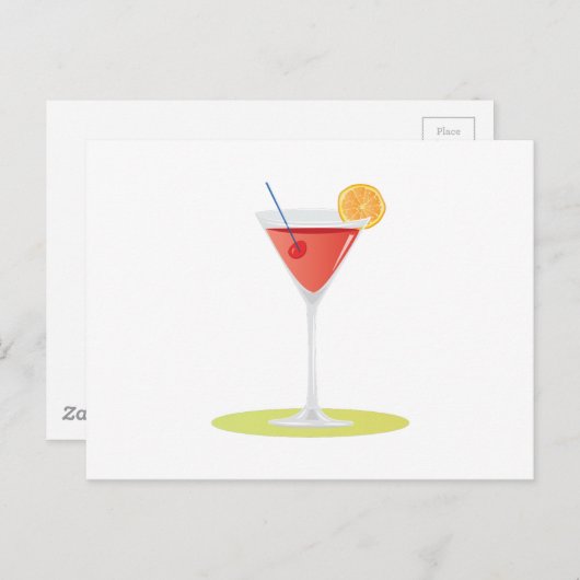 Cosmo-Drink Briefkaart (Voorkant / Achterkant)