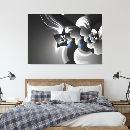 Cosmo Flow Canvas Afdruk (Insitu (Slaapkamer))