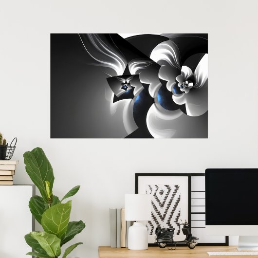 Cosmo Flow Poster (Thuiskantoor)