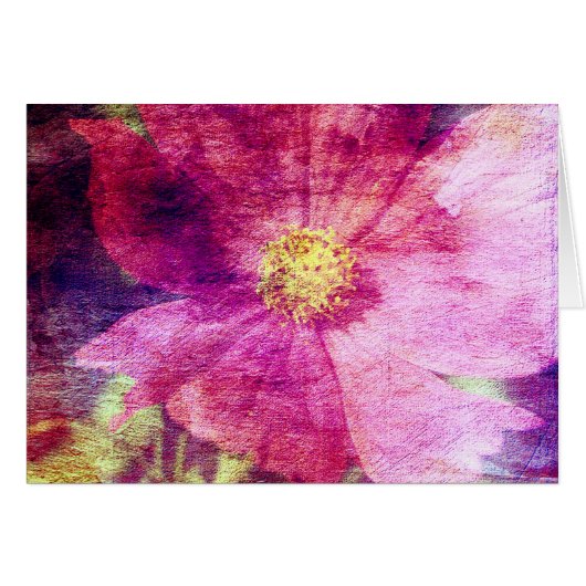 Cosmo Flower All Occasions Wenskaart (Voorkant Horizontaal)