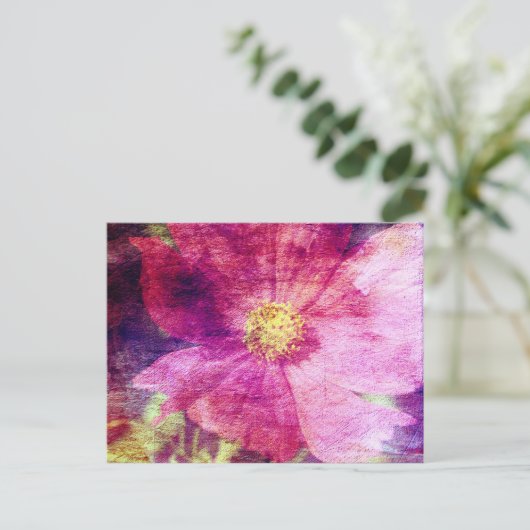 Cosmo Flower Briefkaart (Staand voorkant)