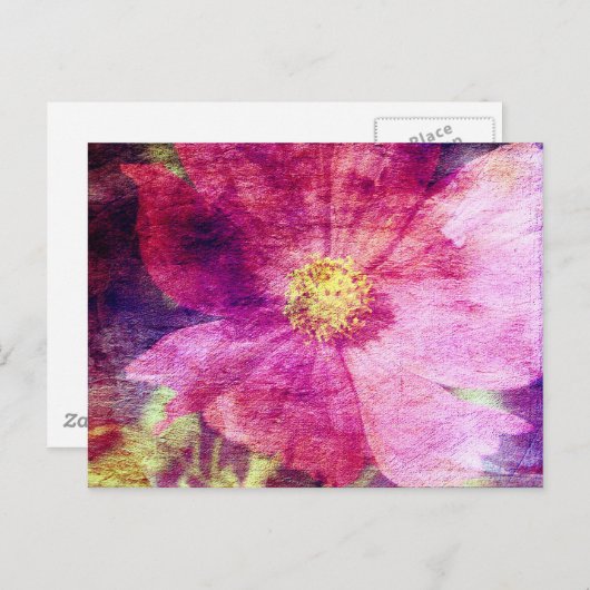 Cosmo Flower Briefkaart (Voorkant / Achterkant)