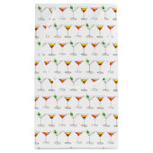 Cosmo Martini Manhattan Cocktail Mixed Drink Bag Klein Cadeauzakje (Achterkant)