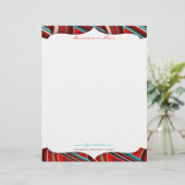 Cosmo Waves Letterhead Custom Briefhoofd (Staand voorkant)