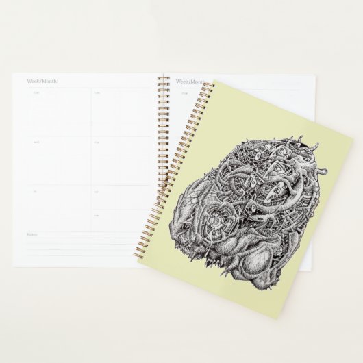 Cosmografisch hoofd van Brian Benson Planner (Display)