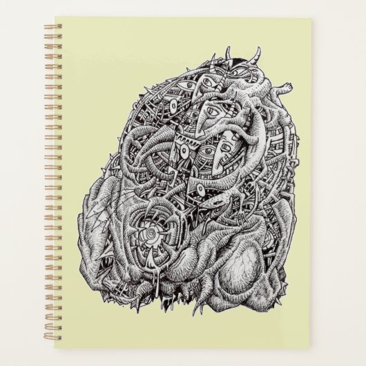 Cosmografisch hoofd van Brian Benson Planner (Voorkant)