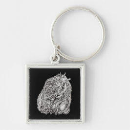 Cosmografisch hoofd van Brian Benson Sleutelhanger