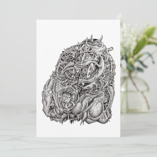 Cosmographic Head Flat Card (Staand voorkant)