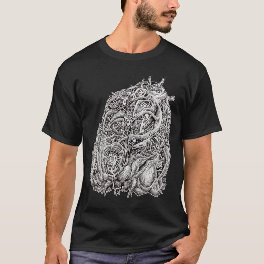 Cosmographic Head, van Brian Benson T-shirt (Voorkant)