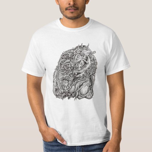 Cosmographic Head, van Brian Benson T-shirt (Voorkant)
