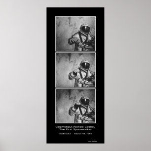 Cosmonaut Aleksei Leonov - De eerste Spacewalker Poster
