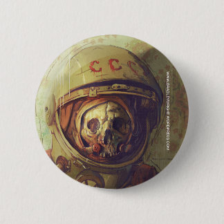 Cosmonaut-Button Ronde Button 5,7 Cm