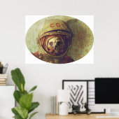 Cosmonaut Canvas Print (Thuiskantoor)