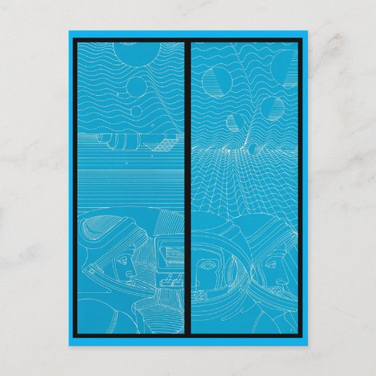 Cosmonaut One Briefkaart (Voorkant)