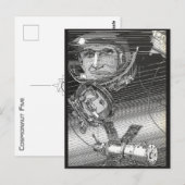 Cosmonaut Vijf Briefkaart (Voorkant / Achterkant)