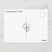 Cosmonaut Vijf Briefkaart (Achterkant)