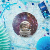 Cosmonautkat Papieren Bordje (Feest)