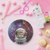 Cosmonautkat Papieren Bordje (Feest)