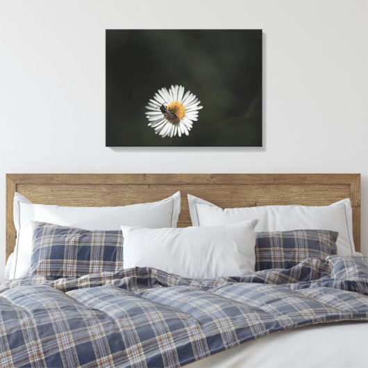 Cosmopolitan Bee Canvas Afdruk (Insitu (Slaapkamer))
