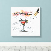 Cosmopolitan Canvas Afdruk (Insitu (Houten vloer))