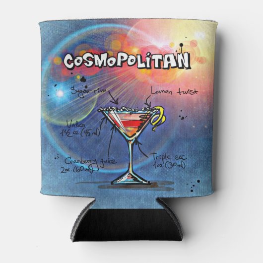 Cosmopolitan Cocktail (#2 van de 12 Reeksen van de Blikjeskoeler (Voorkant)