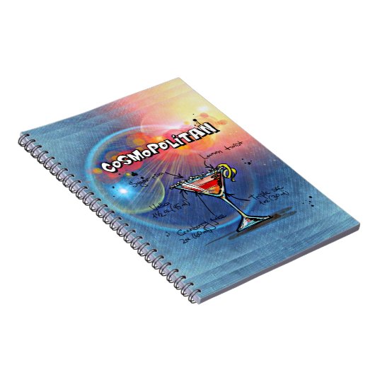 Cosmopolitan Cocktail (#2 van de 12 Reeksen van de Notitieboek (Rechterzijde)