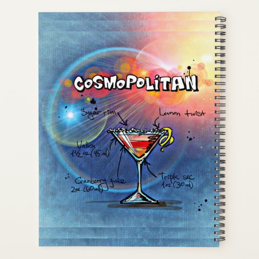 Cosmopolitan Cocktail (#2 van de 12 Reeksen van de Planner (Achterkant)