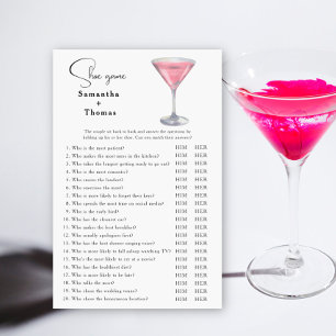 Cosmopolitan cocktail Bruidsfeest Borrel Spel om s