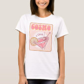Cosmopolitan Cocktail Cosmo Summer Party Retro T-shirt (Voorkant)