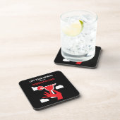 Cosmopolitan Cocktail Drink Bier Onderzetter (Rechterzijde)