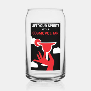 Cosmopolitan Cocktail Drink Blikvorm Glas