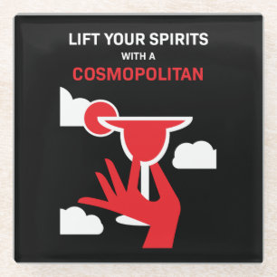 Cosmopolitan Cocktail Drink Glazen Onderzetter