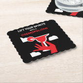 Cosmopolitan Cocktail Drink Kartonnen Onderzetters (Gebogen)